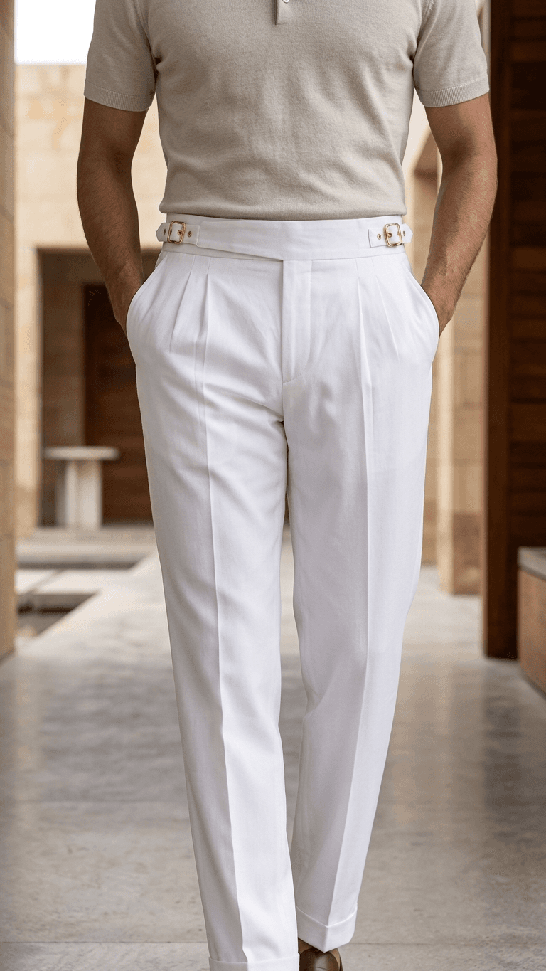 Men's Premium Pleated Gurkha Pants