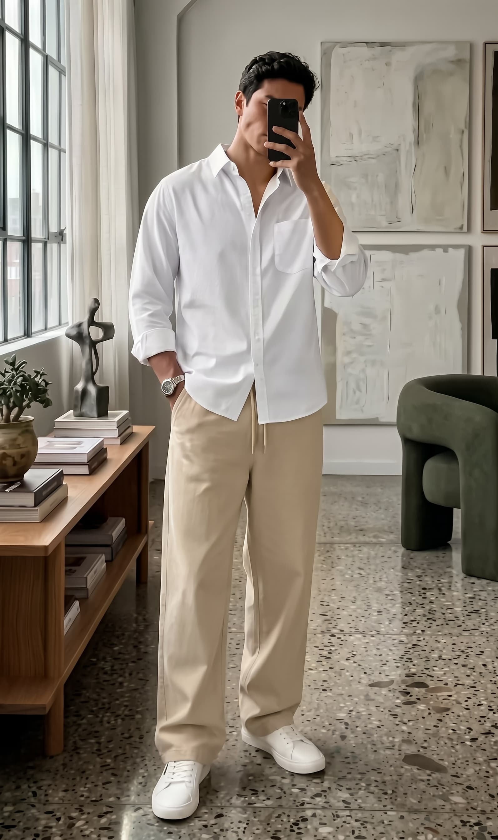 Relaxed Fit Trousers